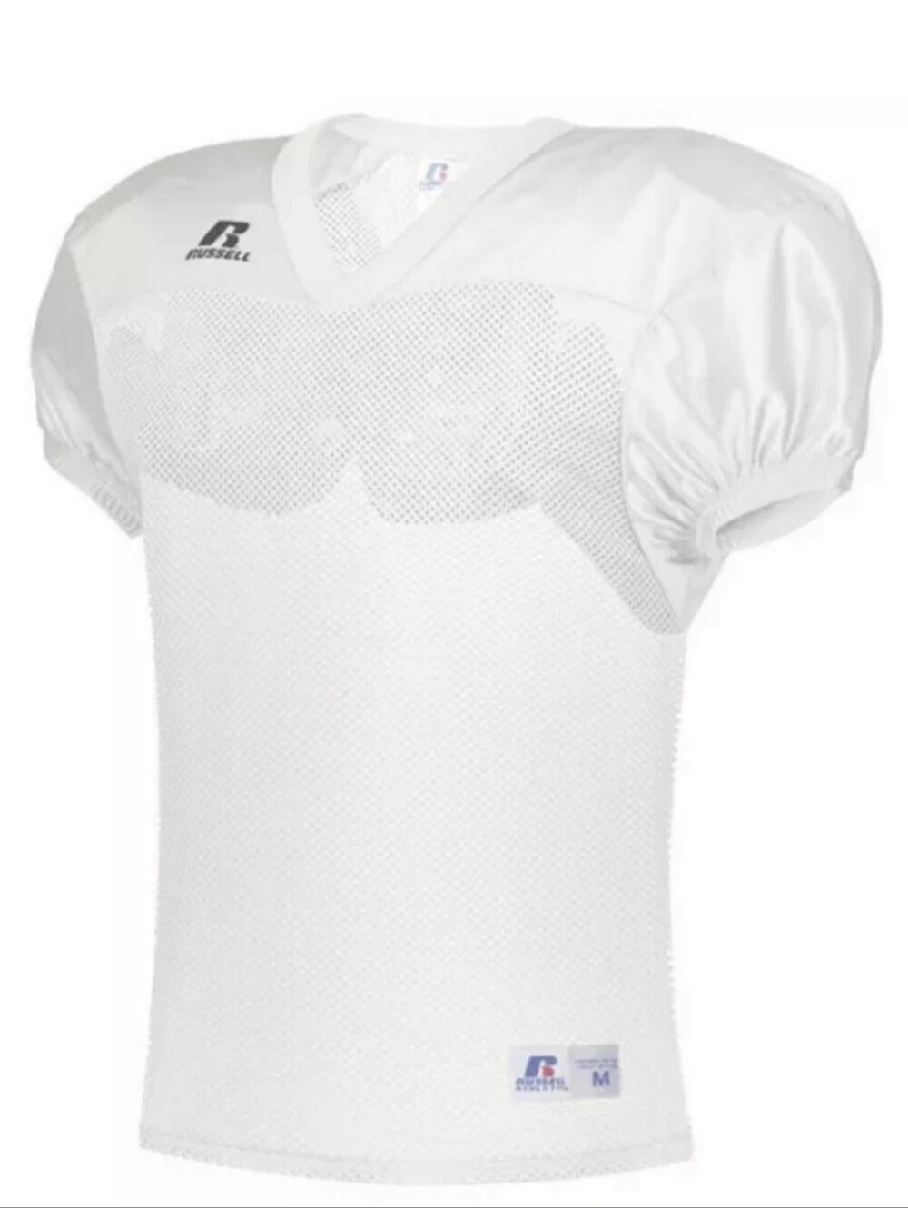 NWT Russell Athletic Youth White Practice Jersey